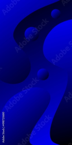 Black and Blue abstract gradient wallpaper with beautiful fluid shapes. Abstract wallpaper dark blue. High blue wallpaper. 