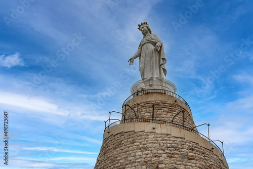 The Shrine of Our Lady of Lebanon is a Marian shrine and a pilgrimage site in Lebanon. photo