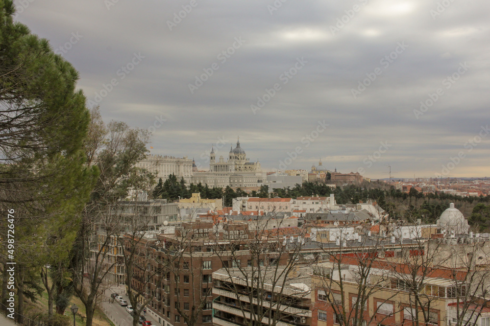 Madrid skyline is beautiful