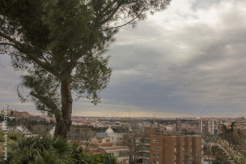 view of the city of Madrid