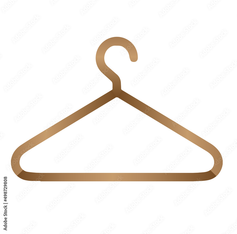 The hanger isolated on white The hanger isolated on white