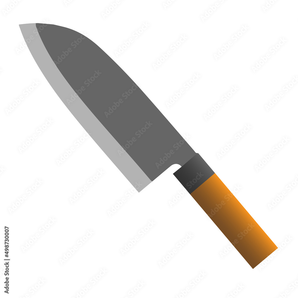 Sharp kitchen knife vector design Sharp kitchen knife vector design