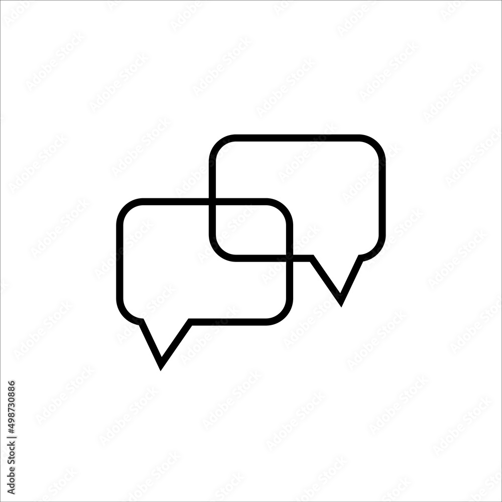 Speech bubble icon vector illustration symbol Speech bubble icon vector illustration symbol