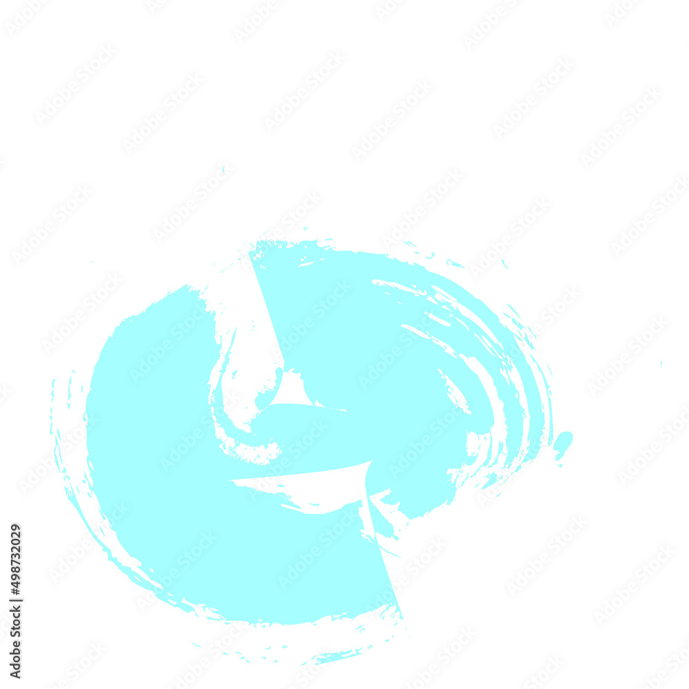 Brushstroke Grunge Swirl Neon Blue Brushstroke Grunge Swirl Neon Blue