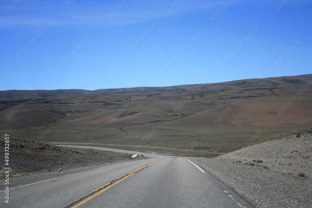 Fototapeta premium roads through the interior of argentina
