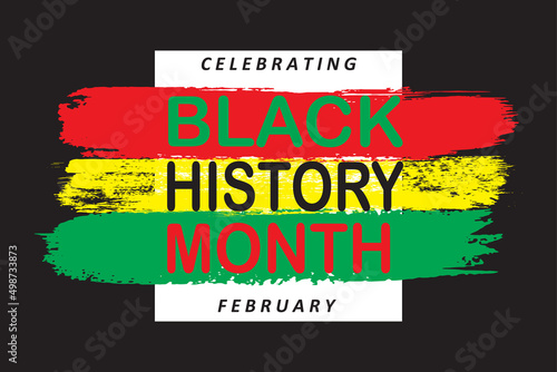 Black History Month Vector Illustration. (ID: 498733873)