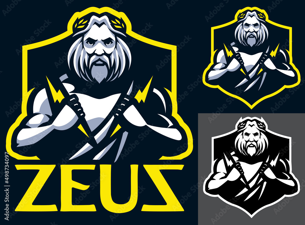 Zeus God Mascot