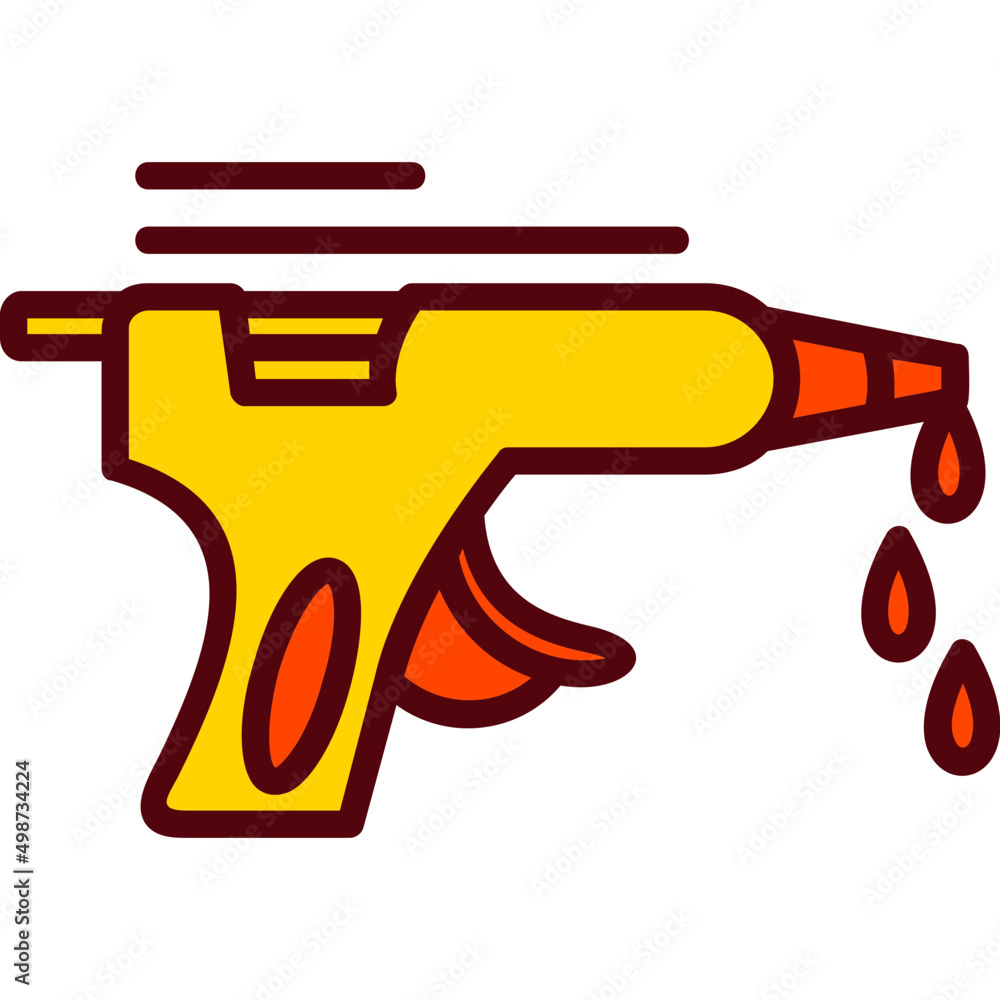 Obraz premium Hot Glue Icon