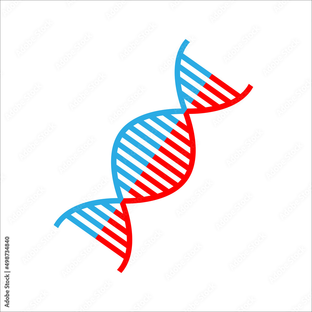 Obraz premium DNA molecule vector sketch