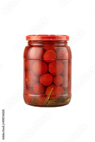 Preservation of products in glass packaging. Retro jars, eco products, natural food packaging.