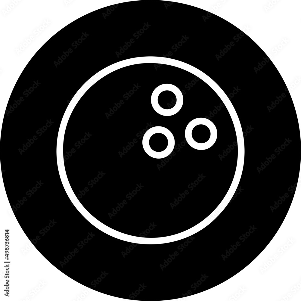bowling glyph icon bowling glyph icon
