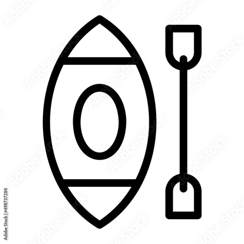 canoe line icon