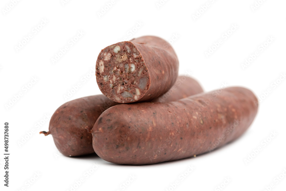 the fresh natural blood sausage