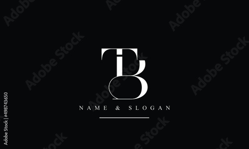 TB, BT, T, B abstract letters logo monogram