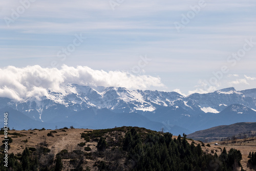 mountains in the snow la sierra del Cadi, Spain