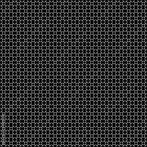 Wallpaper Mural Abstract white line pattern on black background Torontodigital.ca