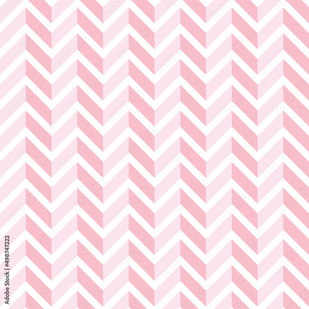 Geometric chevron vector pattern, pastel pink abstract background Geometric chevron vector pattern, pastel pink abstract background
