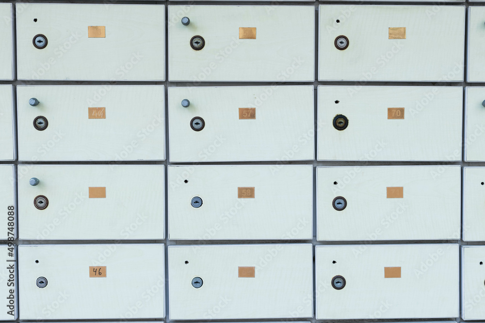 Bank safe and key to the safe. Cells with keys in the room for storing Bank safe and key to the safe. Cells with keys in the room for storing