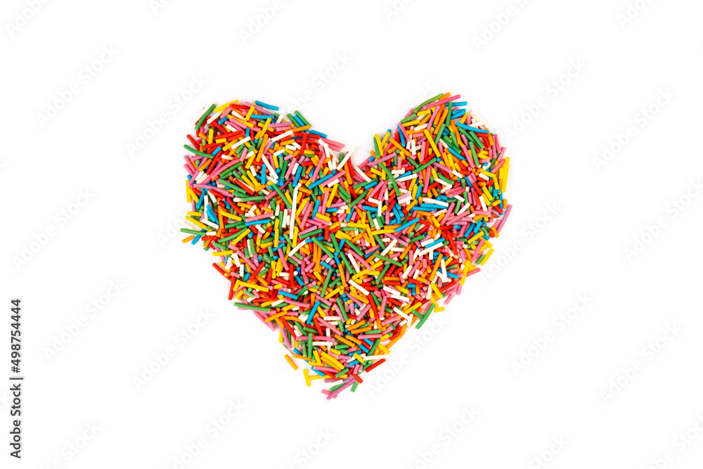 Sugar sprinkle dots, decoration for cake and bakery, a lot of sprinkles Sugar sprinkle dots, decoration for cake and bakery, a lot of sprinkles