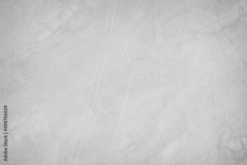 Fototapeta premium White polished concrete wall texture background, Abstract vintage gray natural grunge. 