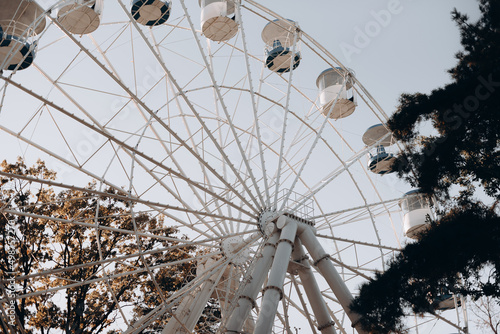 Fototapeta Naklejka Na Ścianę i Meble -  ferris wheel in the park