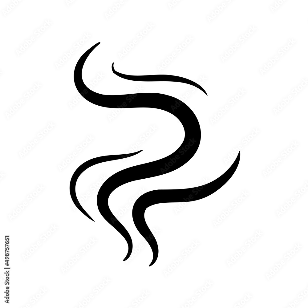Smoke lines. Hot vapors that evaporate from food and beverages. Smoke lines. Hot vapors that evaporate from food and beverages.