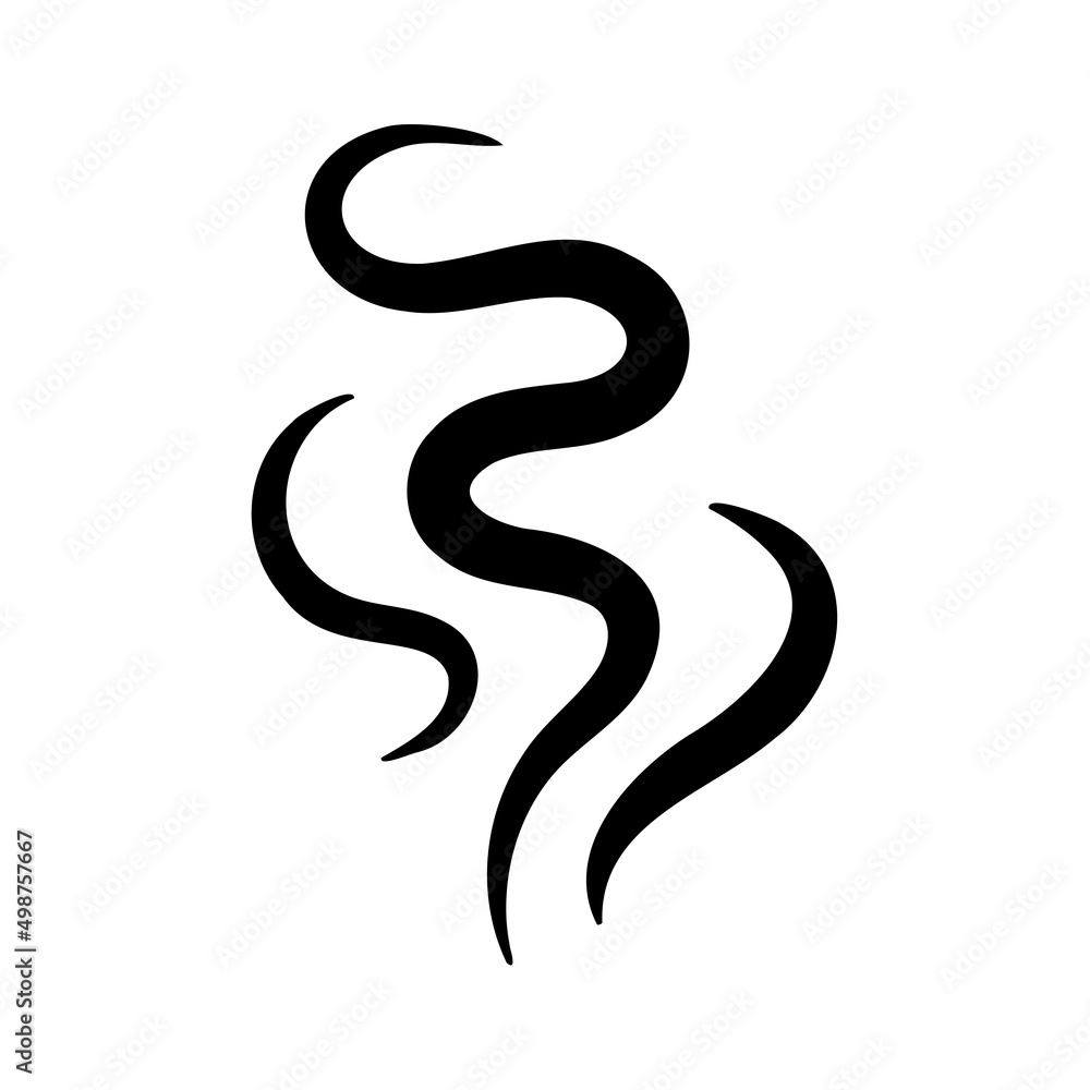 Smoke lines. Hot vapors that evaporate from food and beverages. Smoke lines. Hot vapors that evaporate from food and beverages.