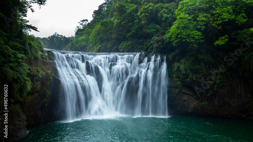 Taiwan  waterfall  Shifenliao waterfall  park