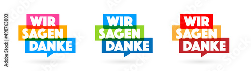 Wir sagen Danke