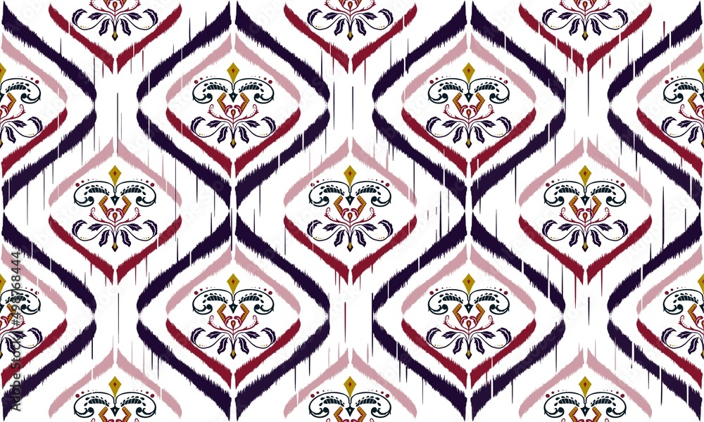 Geometric Oriental ethnic pattern boho pattern textile design for carpet wallpaper background 