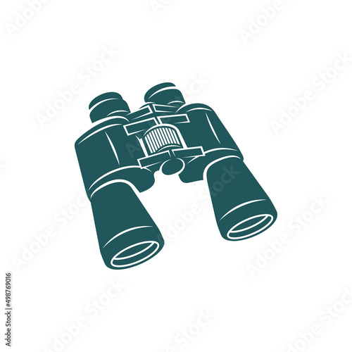 Binoculars design vector. Icon Symbol. Template Illustration
