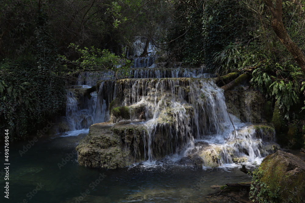  beautiful Krushuna waterfalls near Lovech in Bulgaria