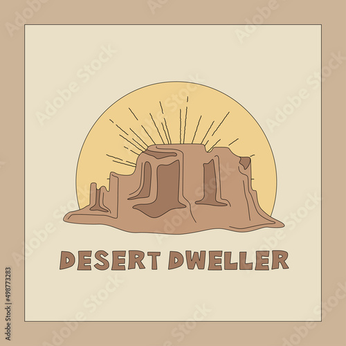 Desert Dweller Boho Design Card