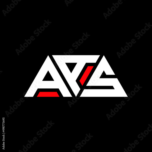 AAS letter logo design with polygon shape. AAS polygon and cube shape logo design. AAS hexagon vector logo template white and black colors. AAS monogram, business and real estate logo. photo