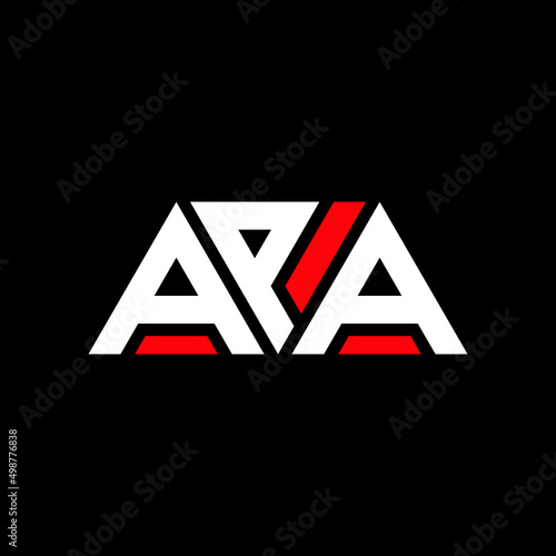 APA letter logo design with polygon shape. APA polygon and cube shape logo design. APA hexagon vector logo template white and black colors. APA monogram, business and real estate logo. photo