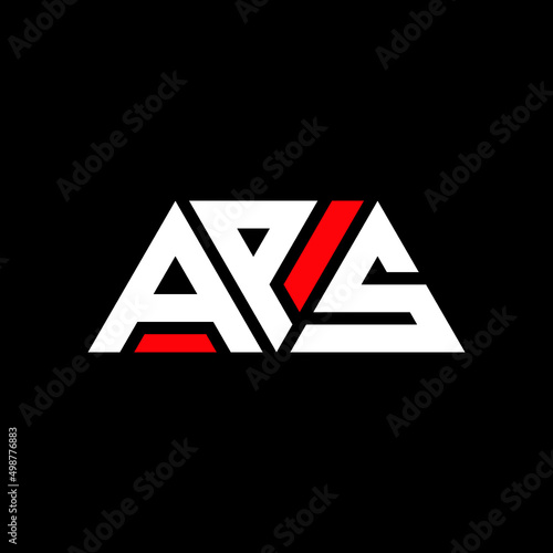 APS letter logo design with polygon shape. APS polygon and cube shape logo design. APS hexagon vector logo template white and black colors. APS monogram, business and real estate logo. photo