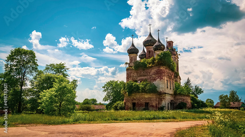 rural Orthodox church landscape