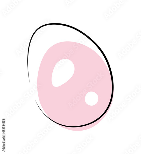 Różowe jajko