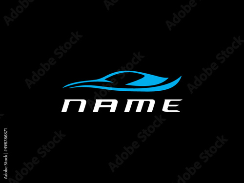 modern car logo vector and template