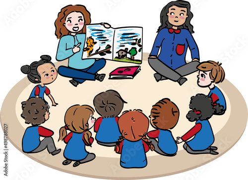 kinder story children 