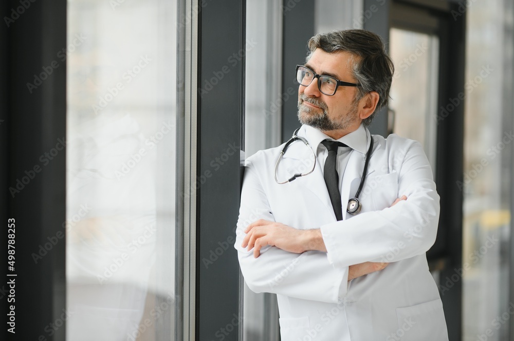 Confident general practitioner is ready to work. Confident general practitioner is ready to work.