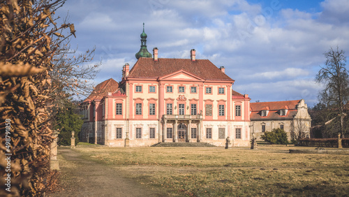 Czech castle Libechov near Melnik city