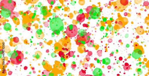 Watercolor splash background vector illustration. 
Colorful watercolor Pattern