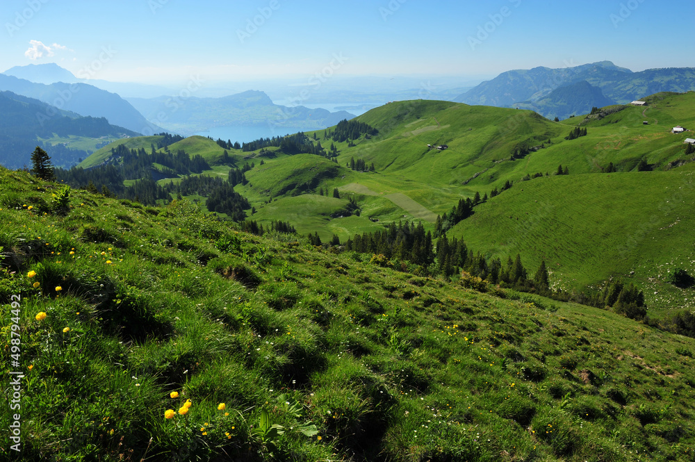 Switzerland hiking
