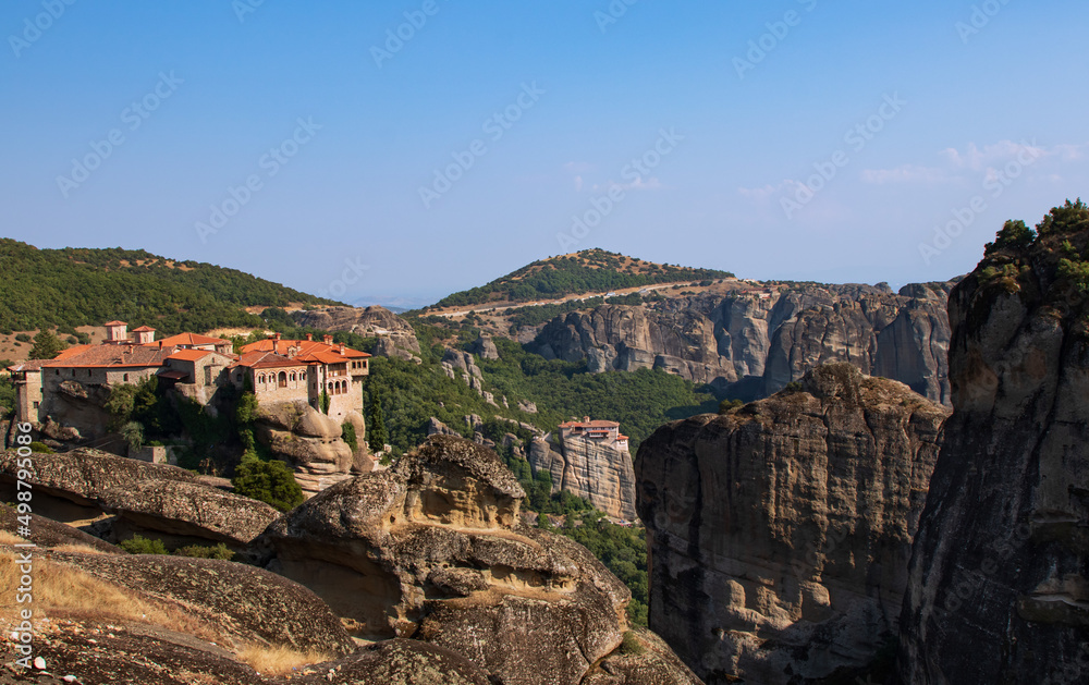  Monastery in famous greek tourist destination Meteora