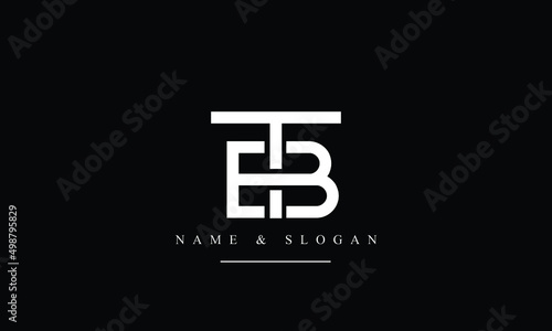 TB, BT, T, B abstract letters logo monogram