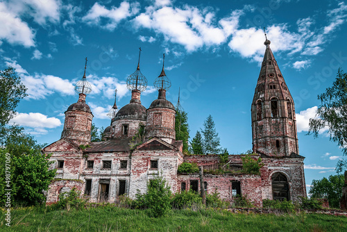old abandoned Orthodox church