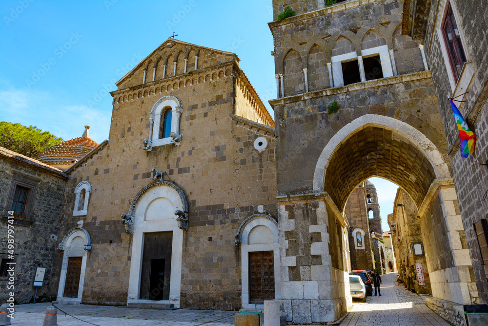 Fototapeta premium small and ancient village of Caserta vecchia, Campania region, Italy