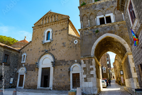small and ancient village of Caserta vecchia, Campania region, Italy