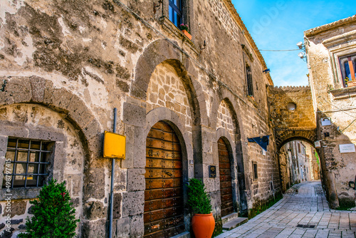 small and ancient village of Caserta vecchia, Campania region, Italy